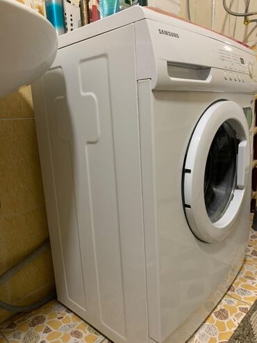 ручная стиральная машина: Кир жуучу машина Samsung, Колдонулган, Автомат, 5 кг чейин