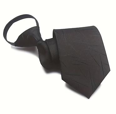 qalstuk: Kişi üçün hazır düyünlü, fermuarlı qalstuk - Model: Zip-qalstuk — 4