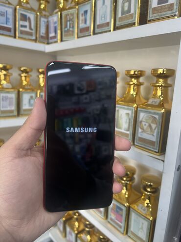 samsung d710: Samsung A10, 32 GB, rəng - Qırmızı, Sensor