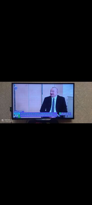 Televizorlar: Filips tv satilir 82 ekran sade. Hec bir problemi yoxdu. *Tecili