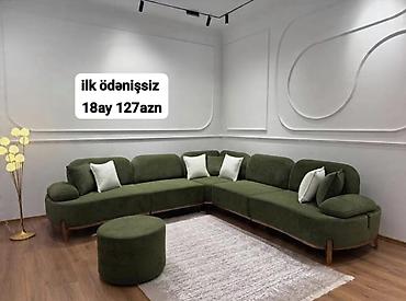 Künc divan modelləri – müasir dizayn və rahatlıq - Forması: L-şəkilli lalafo.az -da Künc divan modelləri – müasir dizayn və rahatlıq - Forması: L-şəkilli