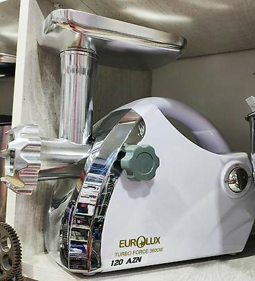 Ət çəkən maşınlar: Ət çəkən maşın Eurolux, 3000 Vt, Revers ilə, Yeni — 4