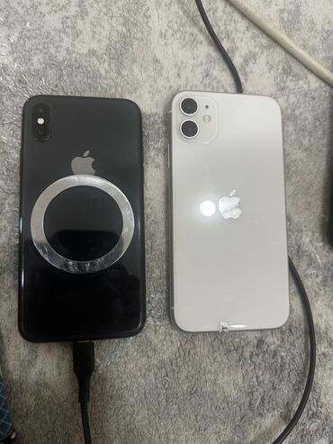 айфон 11 мини: IPhone 11, Б/у, 128 ГБ, Белый, Чехол, 89 %