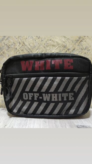 Барсетки: Сумка-бронeжилет OFF White Цена - 1500 сом Нагрудная