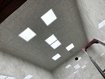 ламбир на потолок: Подвесной потолок, Влагостойкая