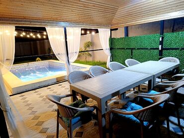 Günlük kirayə evlər: 150 kv. m, 3 otaqlı, Kombi, Kanalizasiya, Artezian quyusu — 12