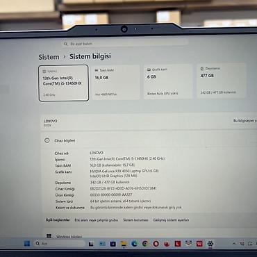 notebook qiymetleri: İşlənmiş Lenovo LOQ, 15.6 ", Intel Core i5, 512 GB — 7