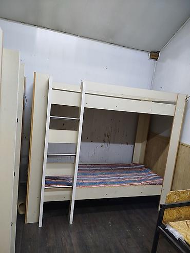 bunk bed: Двухъярусная кровать + шкаф с полками Комплект мебели для — 5