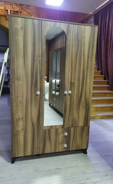 Sifarişlə dolablar: Düz dolab, Yataq otağı üçün, Paltar üçün, Açılan, Quraşdırıla bilən, 5 qapı — 11