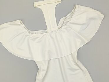 bluzki białe z krótkim rękawem: Blouse, Amisu, XS (EU 34), condition - Good