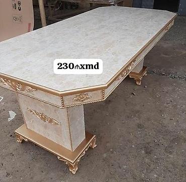 isdol: Klassik üslubda yemək/zal masası - Ölçü: 230 sm (uzunluq, “230” qeyd — 1