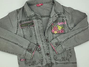 t shirt crop oversize: Dziecięca kurtka jeansowa, 9 lat, 128-134 cm, stan - Bardzo dobry — 1