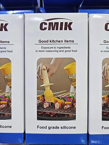 Ostala kuhinjska oprema: Silikonska četka sa staklenom posudom i pipetom – 2 u 1 kuhinjski — 7