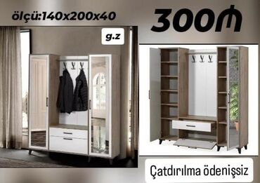 шкаф в зал: Yeni, Düz dolab, Dəhliz dolabı lalafo.az -da шкаф в зал: Yeni, Düz dolab, Dəhliz dolabı