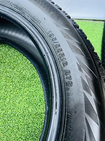 шина 195 55 r16: Шины 195 / 55 / R 16, Зима, Б/у, Комплект, Легковые, Япония, Bridgestone — 8