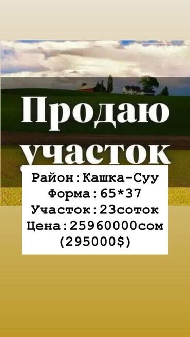 кыргыз недвижимости: 23 соток, Курулуш, Кызыл китеп, Сатып алуу-сатуу келишими