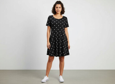 h m sukienka w grochy: H&M Divided, Sukienka damska, rozmiar L
