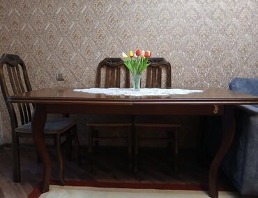 stol bezemek: Qonaq masası, İşlənmiş, Açılan, Dördbucaq masa