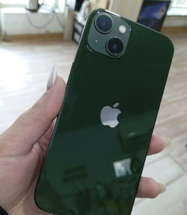 iphone 13 islenmis: IPhone 13, 128 GB, Alpine Green, Simsiz şarj