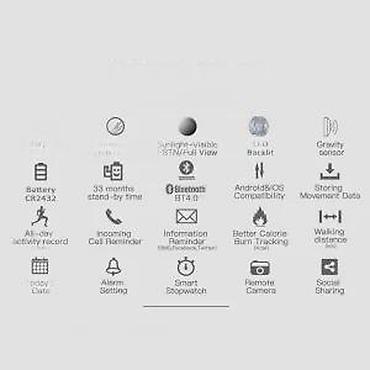 Ručni satovi: North edge ak - 50mm - crna opis: funkcije: kalendar alarm štoperica — 12