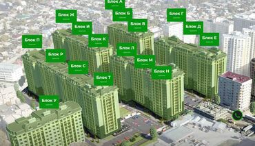 ипотека на 10 лет без первоначального взноса бишкек: 1 комната, 42 м², Элитка, 12 этаж, ПСО (под самоотделку)
