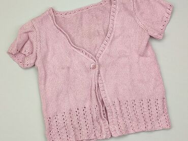 sweterek neonowy róż: Sweterek, 3-4 lat, 98-104 cm, stan - Dobry