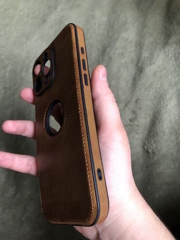 Kabrolar: Iphone 16 Pro Max üçün klasssik dizayna malik olan süni dəridən kobura — 13