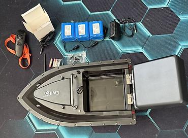 карабил: Новый прикормочный кораблик Ewitgo (3 АКБ по 18000 mAh, сумка — 7