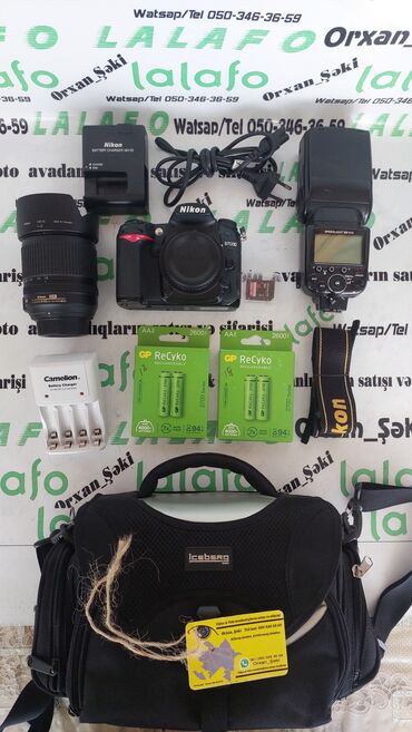 Фотоаппараты: Nicon D7000+18/105 Tam kamplekt satışda. Aparat xaricdən gəlmə maldır