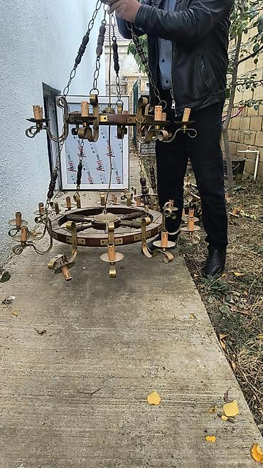idmana aid səkillər cəkmək: Çılçıraq, 10 və daha çox lampa, Metal — 1