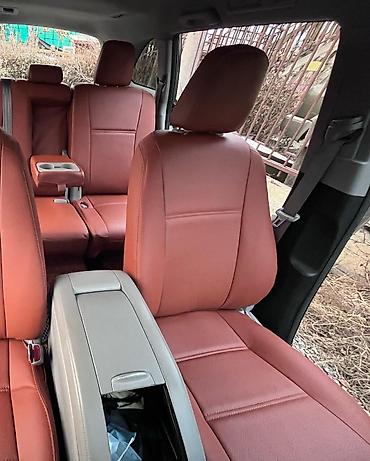 Аксессуары для салона: Чехлы Кожаные, С подушкой, цвет - Серый, Toyota, Новый, Самовывоз — 3