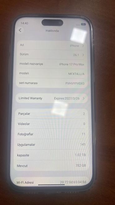 dubay alfon: IPhone 17 Pro Max — 3