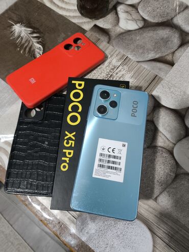 Poco: Poco X5 Pro, Б/у, 256 ГБ, цвет - Синий, 2 SIM