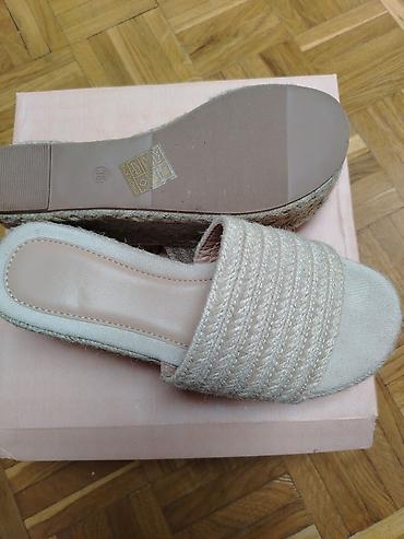 stradivarius snizenje: Ženske platforme/klompe na đon od jute - Model: letnje papuče sa — 3