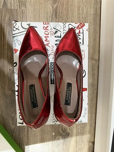Туфли, 35.5, 36, Dolce & Gabbana, Б/у, цвет - Красный