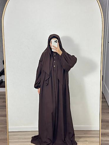 Повседневные платья: Абая «Уголок» + косынка •Ткань штапель •Размер стандарт 42-54 •Цена — 3