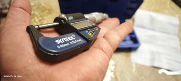 Mikrometrlər: Elektron mikrometr.Model SYATEK. Ölçmə imkanı :00-25 mm Tamamilə — 9