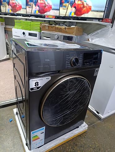 Кир жуучу машиналар: Кир жуучу автомат машина, Жаңы, TCL, 8 кг чейин, Фронталдык, Дүңүнөн — 3