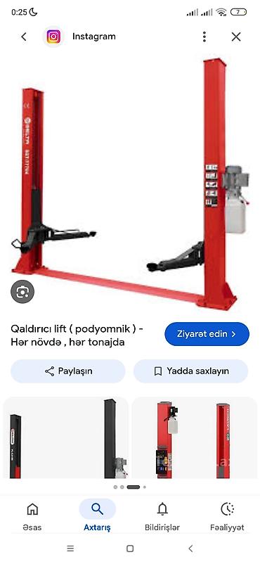 teker kompressoru: İkidayaqlı avtomobil qaldırıcı (podyomnik)real alıcıya endirim — 1