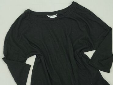 czarne bluzki basic z długim rękawem: Janina, Жіноча блуза, розмір XS
