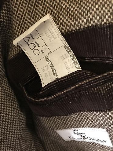 Jakne za prelazni period: Original Carieri & Carieri sako jakna M 100% cotton Braon boja — 8