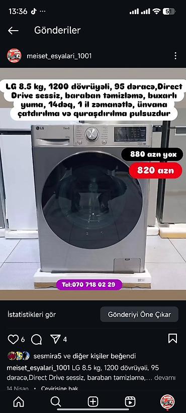 Paltaryuyan maşınlar: Paltaryuyan Anbardan satiş.Qimətlər aşagida qeyd olunub.Ünvana — 129