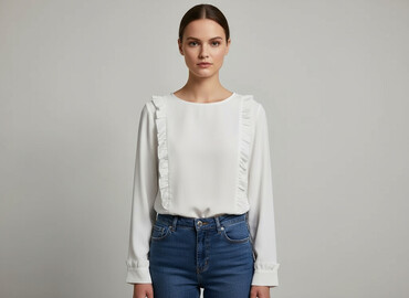 bluzki wizytowe allegro: Women's blouse, size S