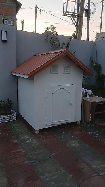 cücə üçün yem qabı: Bağ üçün quş evi / göyərçin yuvası - Material: taxta karkas, xaricdən — 1