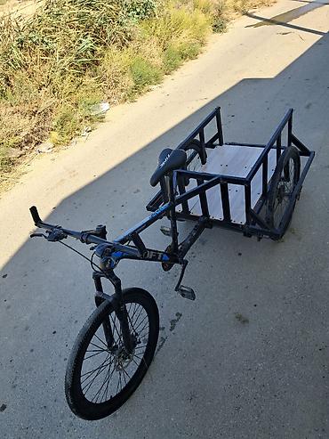 teze velosipedler: Yükdaşıma üçün üçtəkərli kargo velosipedi 26-lığ əla vəzyətdədir təzə — 3