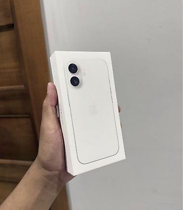 iphone 16: IPhone 16, 256 GB, Ağ, Hissə-hissə ödəniş — 6