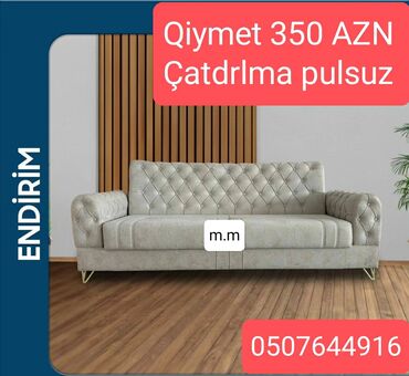 Divanlar: Divan, Yeni, Açılan, Bazalı, Vеlur parça, Şəhərdaxili pulsuz çatdırılma — 6