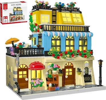 лего черепашки ниндзя: Конструктор "City Hotel" 🔥 🔸️Размер: 29 × 17,5 × 25,5 см 🔸️1464