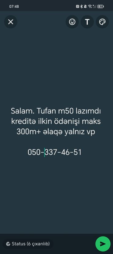 usaq ucun motosiklet: Tufan - m50, 50 sm3, 588 km