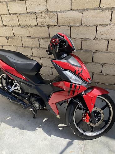 Mopedlər,skuterlər: Sport üslubunda şəhər motosikleti/skuter - Rəng: qırmızı-qara — 6